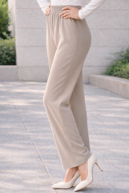 İspanyol Paça Pantolon K1108 Bej İspanyol Paça Pantolon K1108 Bej