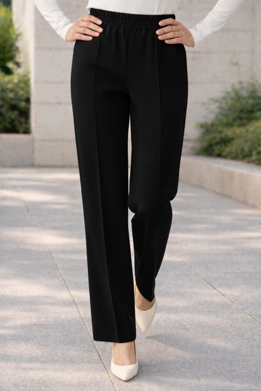 İspanyol Paça Pantolon K1108 Siyah İspanyol Paça Pantolon K1108 Siyah