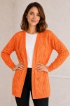 Yazlık Pamuk Hırka R4551 Oranj Yazlık Pamuk Hırka R4551 Oranj