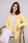 Yazlık Pamuk Hırka R4551 Limon Sarısı