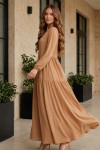 Tesettür Elbise B2527 Camel