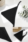 Kadın File Model Bandana 7077 Siyah