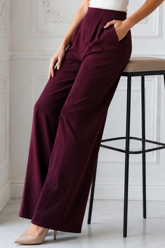 Cepli Palazzo Pantolon  A11010 Bordo