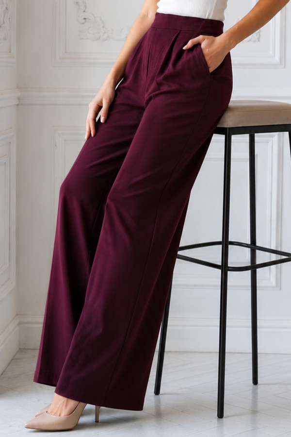 Cepli Palazzo Pantolon  A11010 Bordo