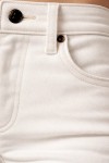 İspanyol Paça Kot Pantolon B30112 Beyaz İspanyol Paça Kot Pantolon B30112 Beyaz