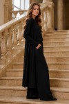 3 Lü Abaya Takım M5319 Siyah