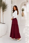 Kat Kat Kloş Etek S2306 Bordo