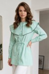 Bebe Yaka Gömlek S0079 Mint Yeşili