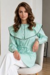 Bebe Yaka Gömlek S0079 Mint Yeşili