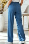 Modal Beli Lastikli Pantolon S2382 İndigo Modal Beli Lastikli Pantolon S2382 İndigo