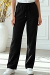 Modal Beli Lastikli Pantolon S2382 Siyah