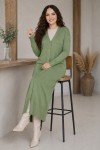 Merserize Uzun Hırka N3250 Çağla Merserize Uzun Hırka N3250 Çağla