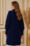 Düğmeli Sakal Hırka N3265 Lacivert