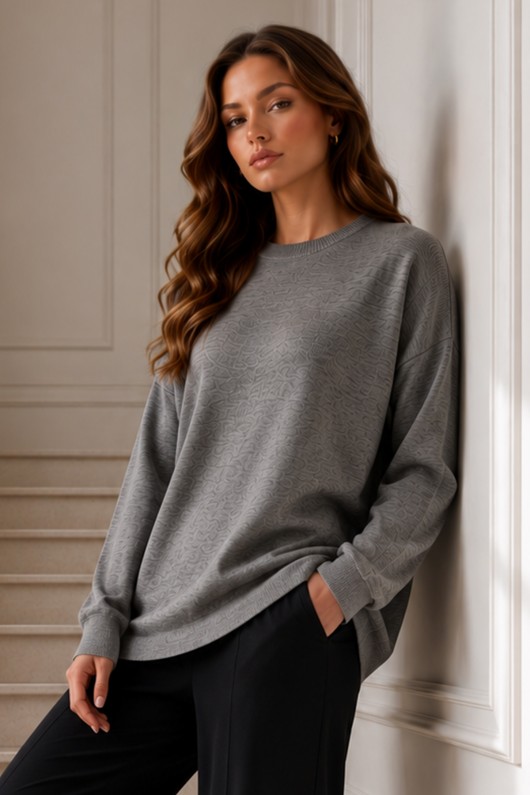 Triko Tunik R7183 Antrasit