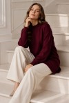 Triko Tunik R7183 Bordo