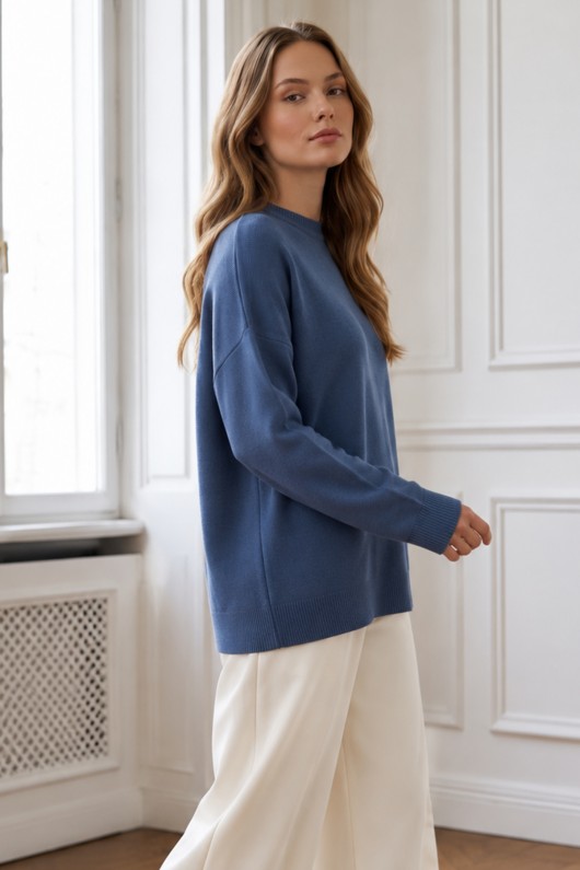 Triko Tunik R7183 İndigo Triko Tunik R7183 İndigo
