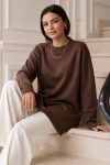 Triko Tunik R7183 Kahverengi