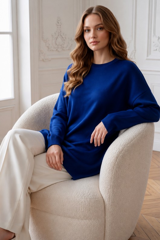 Triko Tunik R7183 Lacivert
