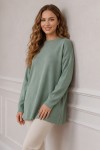 Triko Tunik R7183 Mint Yeşili