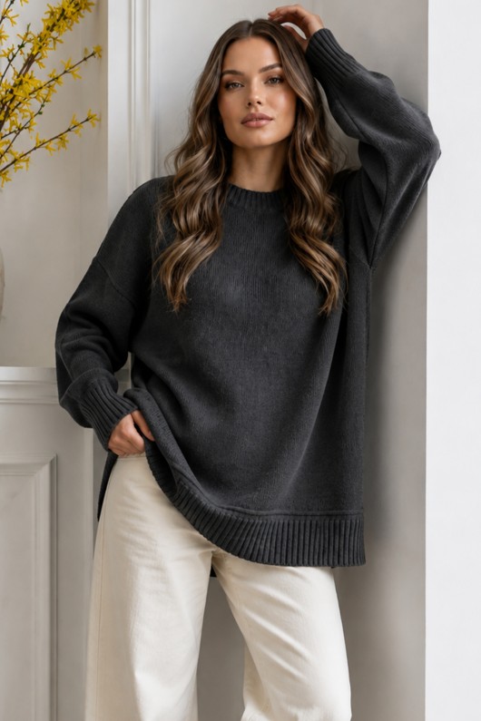 Triko Tunik R4517 Antrasit