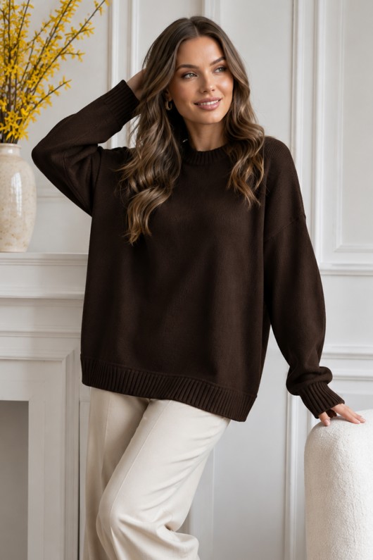 Triko Tunik R4517 Kahverengi