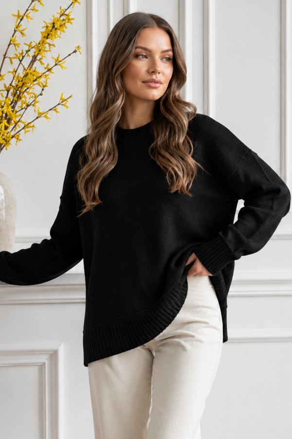 Triko Tunik R4517 Siyah