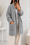 Cepli Triko Hırka R4596 Gri