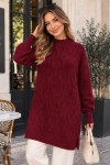 İnci İşlemeli Triko Kazak K6036 Bordo