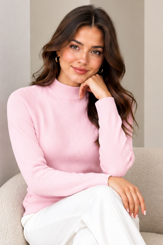 Uzun Kolu Triko Body N922 Pudra