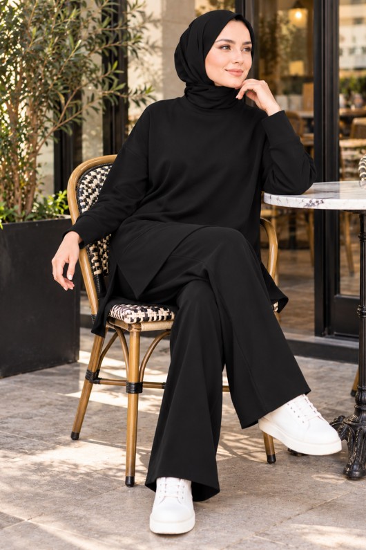 Salaş Kesim İkili Takım N8322 Siyah