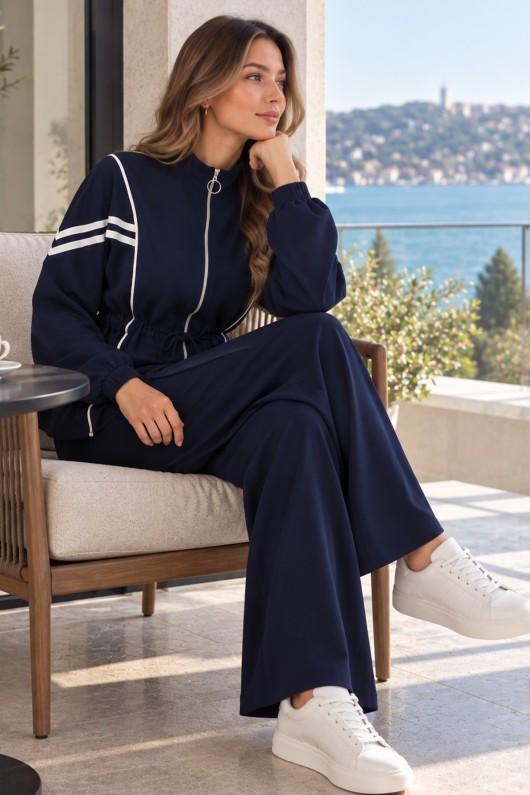 Biyeli Spor İkili Takım N8290 Lacivert Biyeli Spor İkili Takım N8290 Lacivert